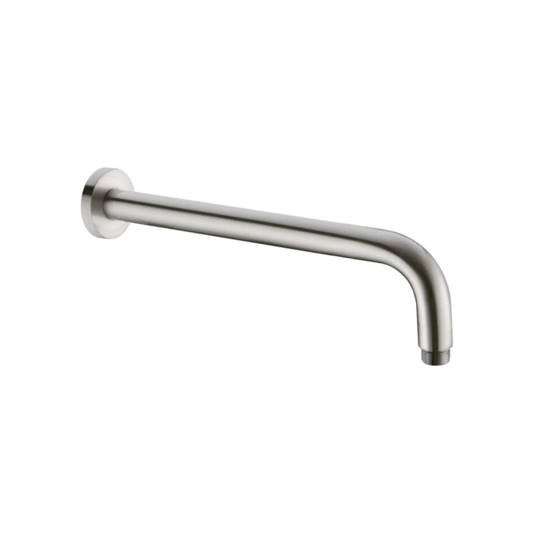 Bras de mur courbé Valencia - Nickel brossé - 337,5 mm