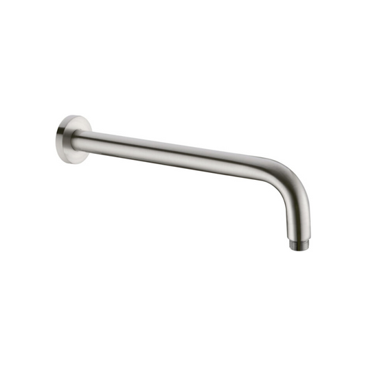 Bras de mur courbé Valencia - Nickel brossé - 337,5 mm