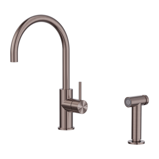 Robinet de cuisine Capri – Avec douchette - Bronze brossé