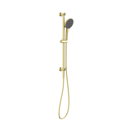 Douche à main avec barre coulissante - Valencia – Douche à air II - Or brossé