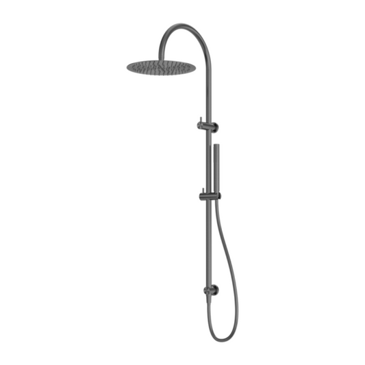 Regendoucheset Capri – Graphite - Avec robinet mélangeur encastré