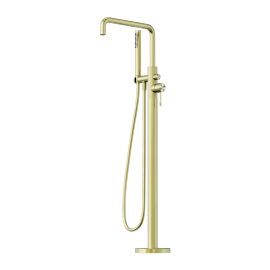 Robinet de baignoire indépendant Valencia - Douche à main - Or brossé