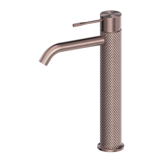 Robinet de lavabo haut Valencia - 1 trou - Bronze brossé