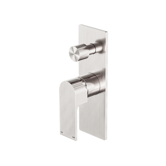 Robinet encastré avec diverteur – Portofino – Nickel brossé