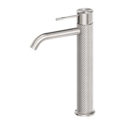 Robinet de lavabo haut Valencia - 1 trou - Nickel brossé