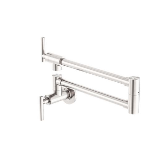 Robinet de remplissage de casserole Capri – Nickel brossé