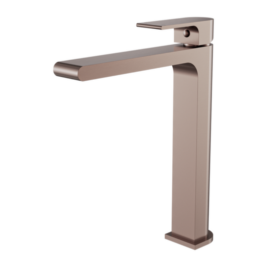 Robinet de lavabo haut Portofino - 1 trou - Bronze brossé