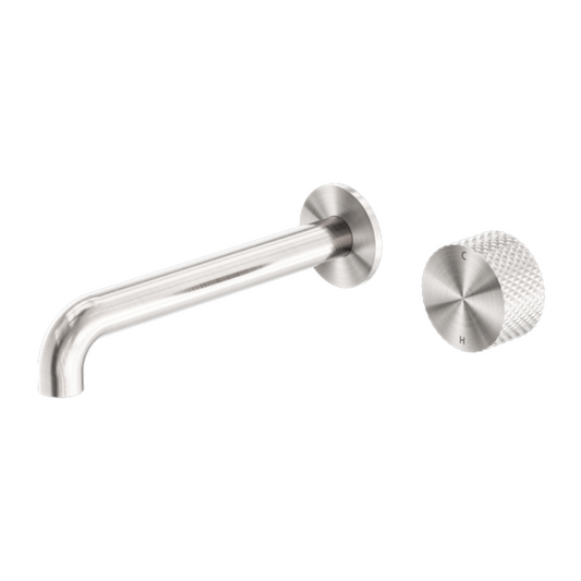 Robinet de lavabo encastré Valencia – Progressif - Nickel brossé