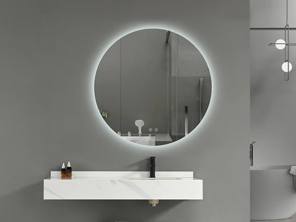 Miroir de salle de bain LED - Valeria 100x100cm