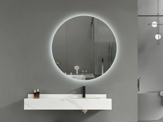 Miroir de salle de bain LED - Valeria 100x100cm