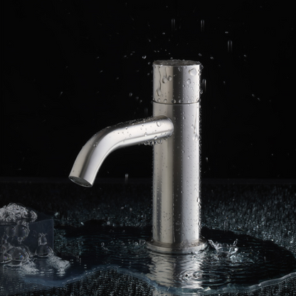 Opbouw de robinet de lavabo Capri - Sans greeple - 1 trou - Graphite