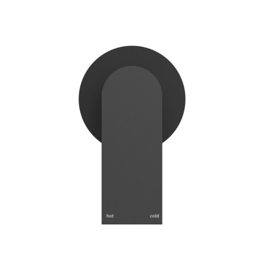 Robinet encastré - Portofino – 80MM - 1-Trou - Noir mat