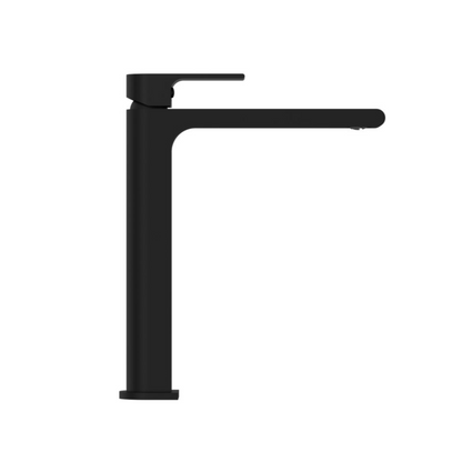 Robinet de lavabo haut Portofino - 1 trou - Noir mat