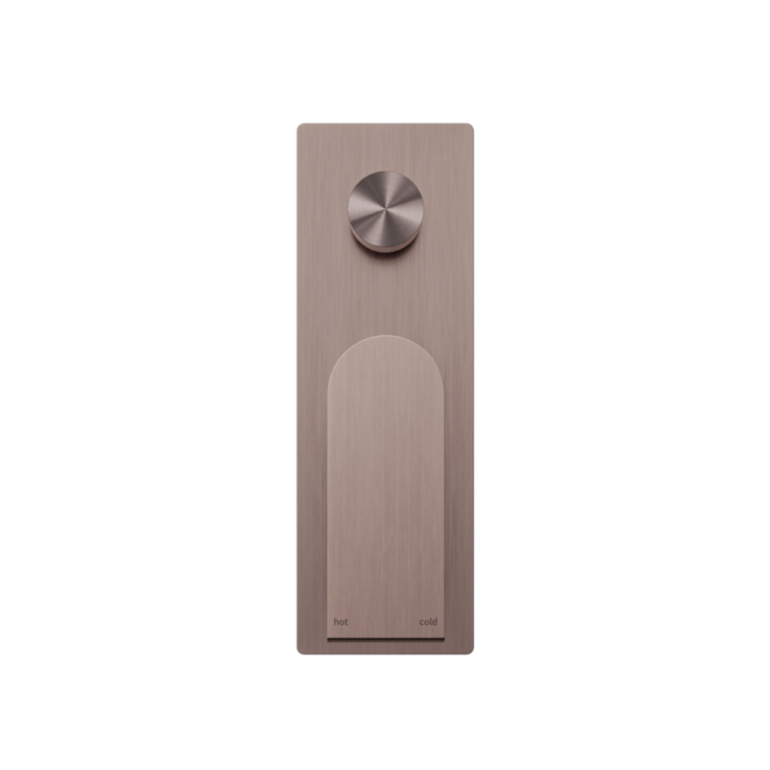 Robinet encastré avec diverteur – Portofino – Bronze brossé