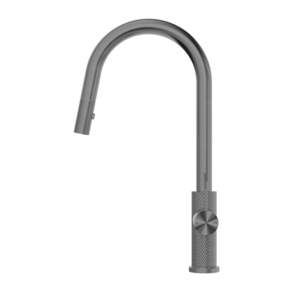 Robinet de cuisine Valencia – Rétractable avec fonction spray – Graphite