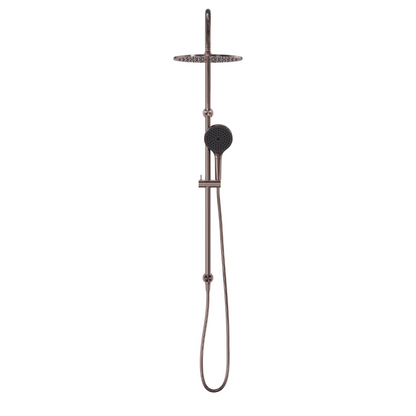 Regendoucheset Valencia – Bronze brossé - Douche à air II - Avec robinet mélangeur encastré