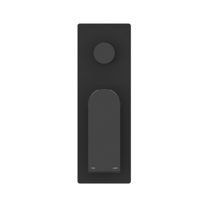 Robinet encastré avec diverteur – Portofino – Noir mat