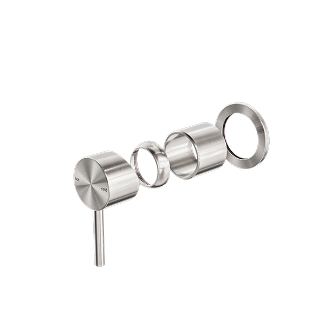 Robinet encastré - Capri - 1 trou - Nickel brossé