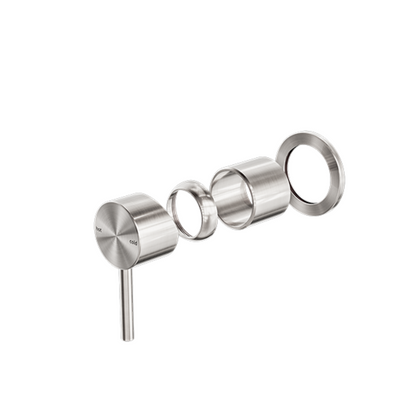 Robinet encastré - Capri - 1 trou - Nickel brossé