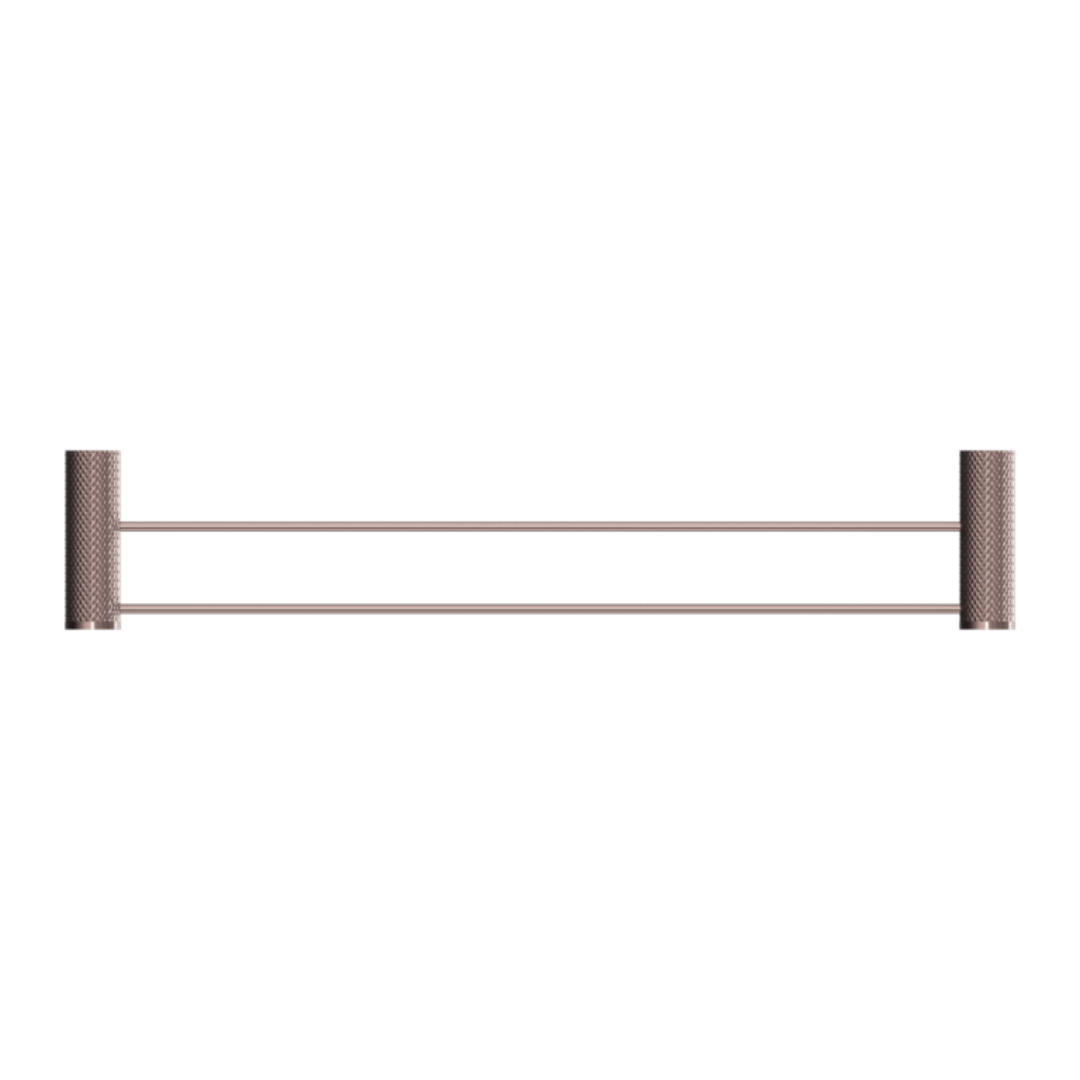 Porte-serviettes double Valencia - Bronze brossé