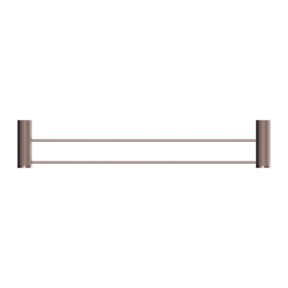 Porte-serviettes double Valencia - Bronze brossé