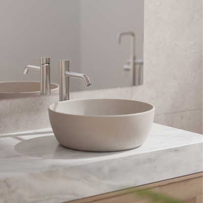 Robinet de lavabo haut Capri - Sans greepl - 1 trou - Graphite
