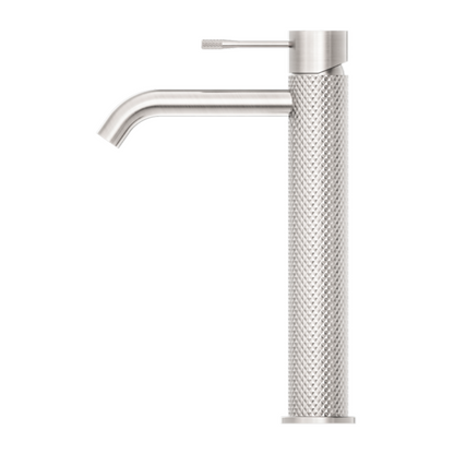 Robinet de lavabo haut Valencia - 1 trou - Nickel brossé