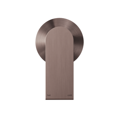 Robinet encastré - Portofino – 80MM - 1-Trou - Bronze brossé