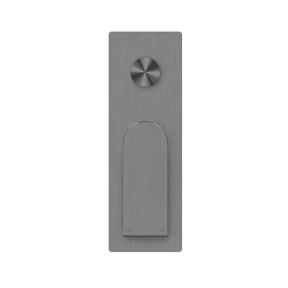 Robinet encastré avec diverteur – Portofino – Gris métal gun