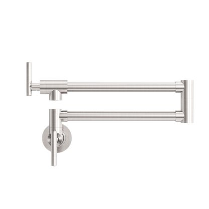 Robinet de remplissage de casserole Capri – Nickel brossé