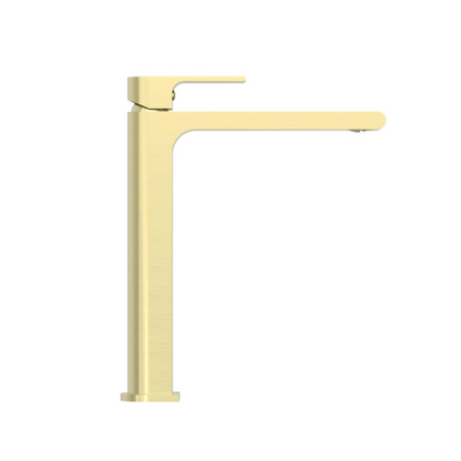 Robinet de lavabo haut Portofino - 1 trou - Or brossé