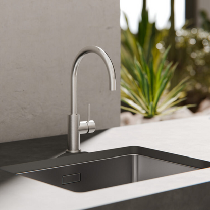 Robinet de cuisine Capri – Nickel brossé