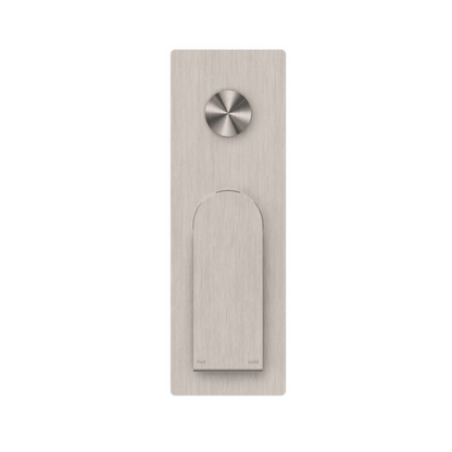 Robinet encastré avec diverteur – Portofino – Nickel brossé