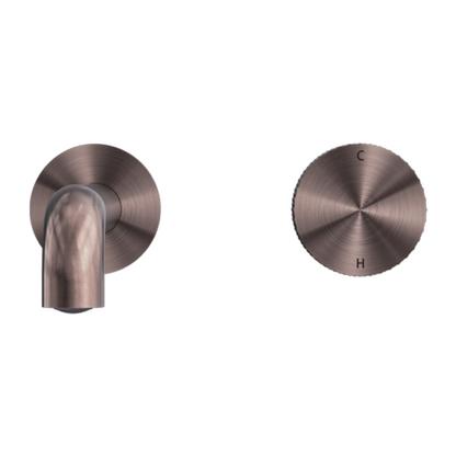 Robinet de lavabo encastré Valencia – Progressif - Bronze brossé