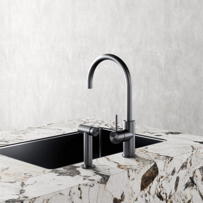 Robinet de cuisine Capri – Avec douchette - Graphite