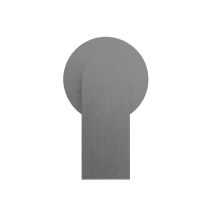 Robinet encastré - Portofino - 80MM - 1-Trou - Gris métal gun