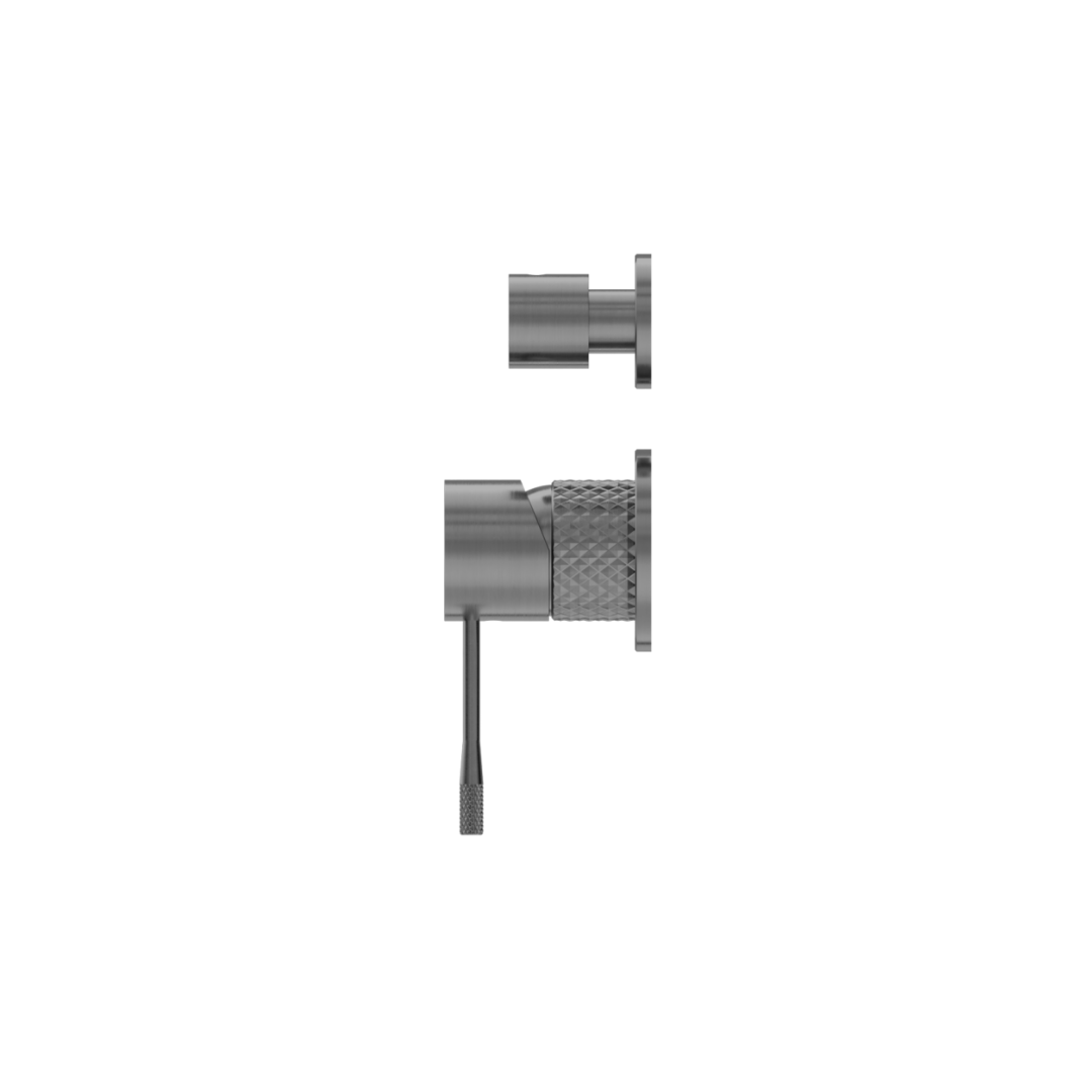Robinet encastré avec diverteur – Valence - 2 trous – Graphite