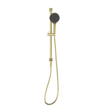 Douche à main avec barre coulissante - Valencia – Douche à air II - Or brossé