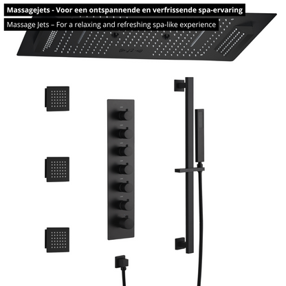 Robinet de lavabo haut Angelica - Noir mat