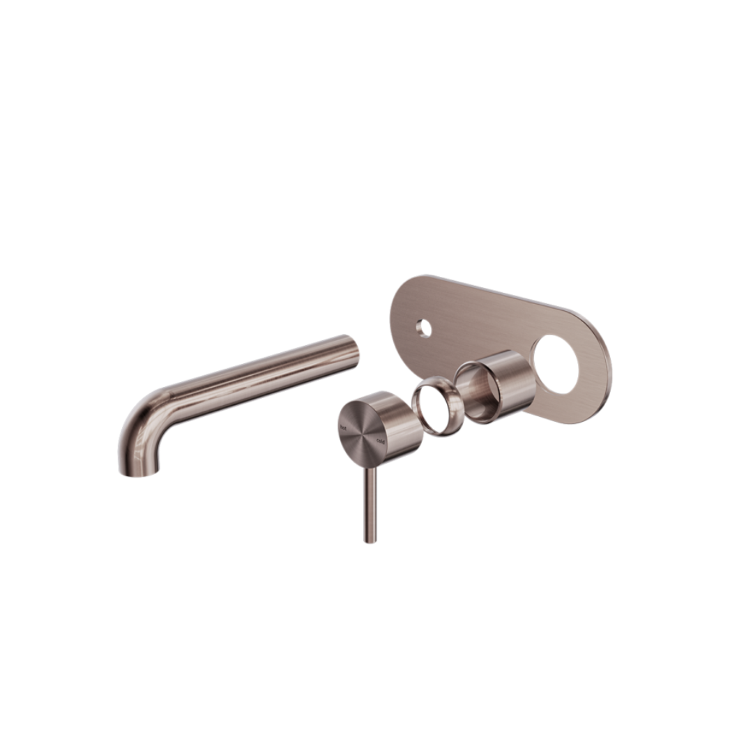 Robinet de lavabo encastré Capri – Bronze brossé