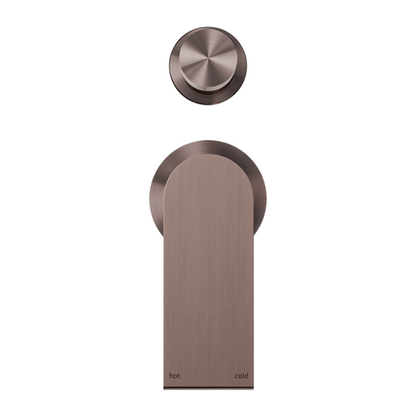 Robinet encastré avec diverteur – Portofino - 2 trous - Bronze brossé