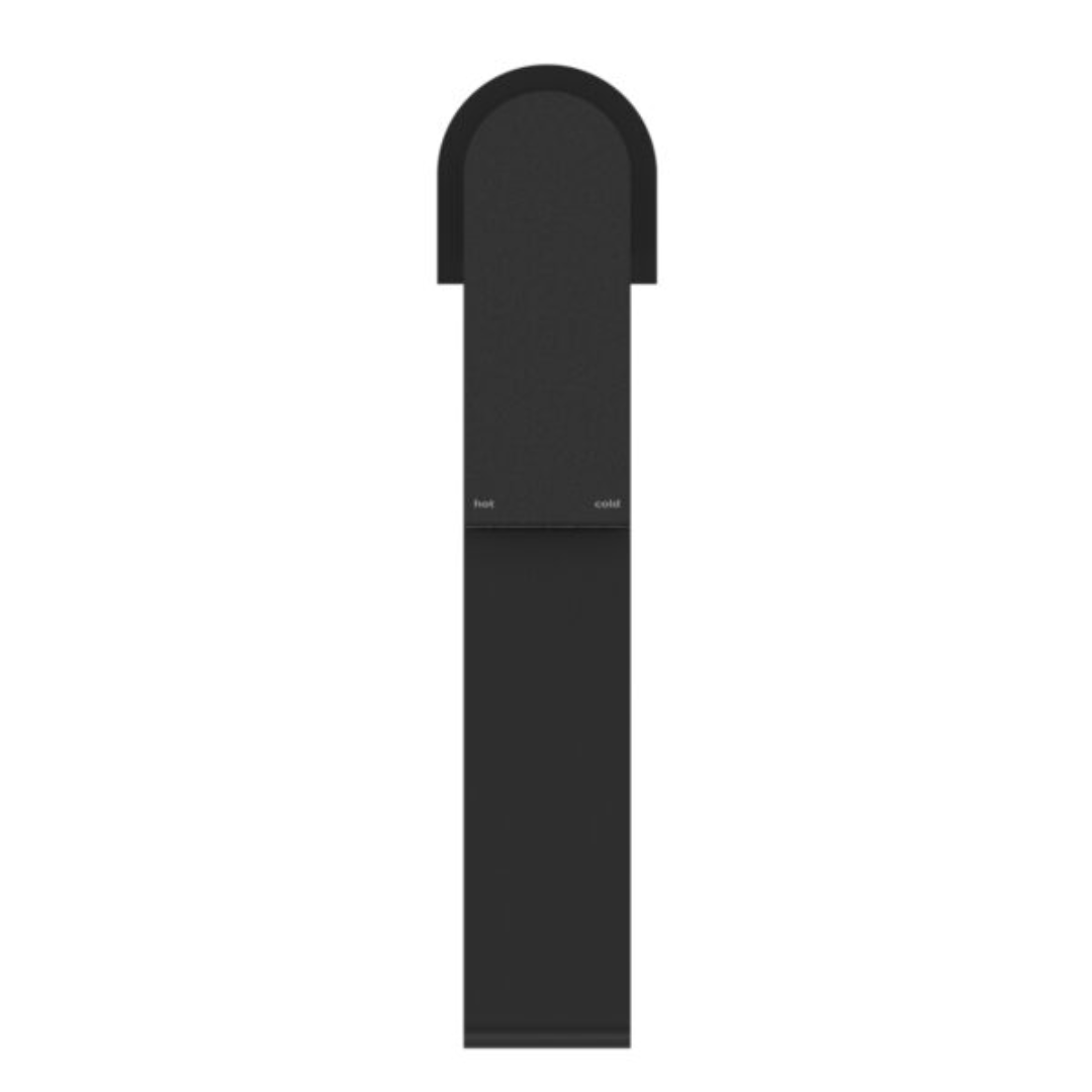 Robinet de lavabo haut Portofino - 1 trou - Noir mat