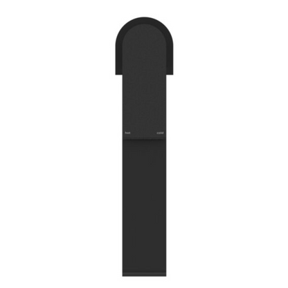Robinet de lavabo haut Portofino - 1 trou - Noir mat