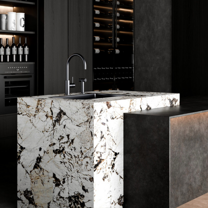 Robinet de cuisine Capri – Avec douchette - Graphite