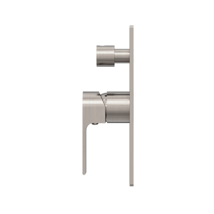 Robinet encastré avec diverteur – Portofino – Nickel brossé