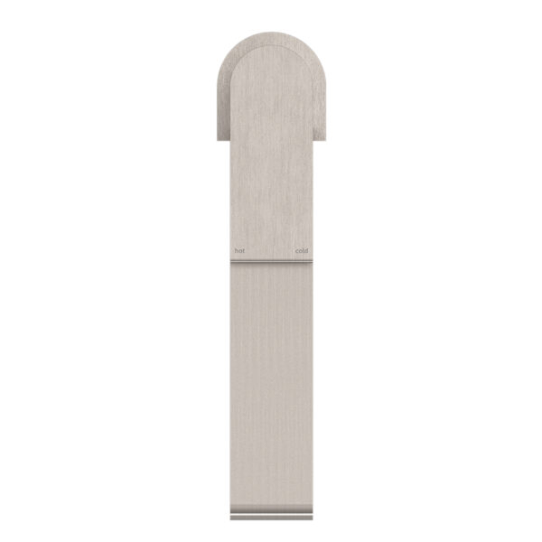 Robinet de lavabo haut Portofino - 1 trou - Nickel brossé