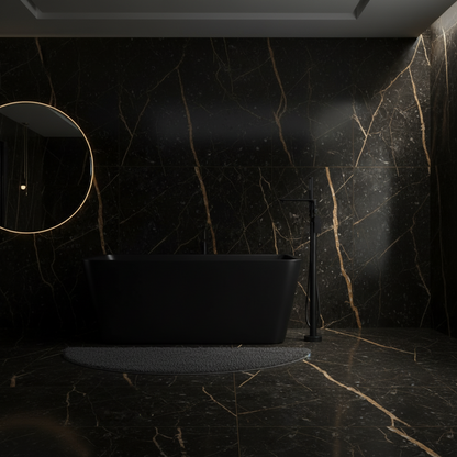 Robinet de baignoire indépendant Emilia - Noir mat