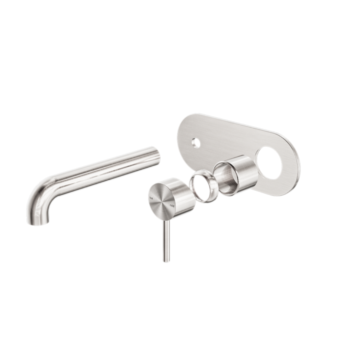 Robinet de lavabo encastré Capri – Nickel brossé