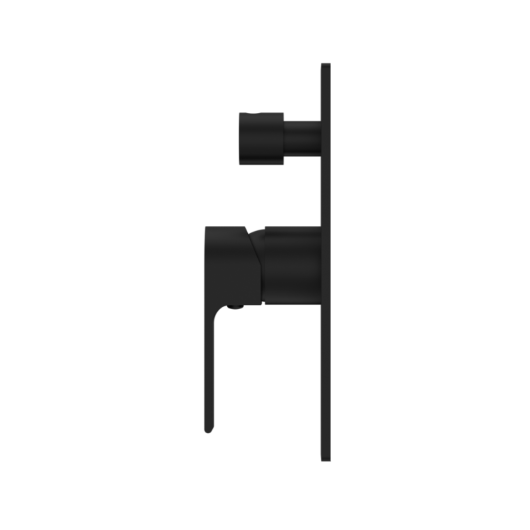 Robinet encastré avec diverteur – Portofino – Noir mat