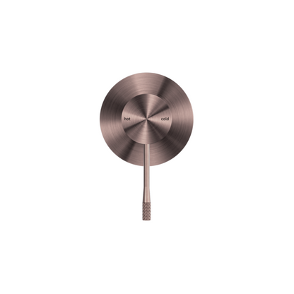 Robinet encastré - Valencia - 80MM - 1-Trou - Bronze brossé